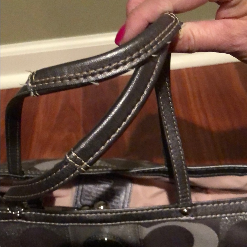 Silver Coach Purse - Picture 5 of 6